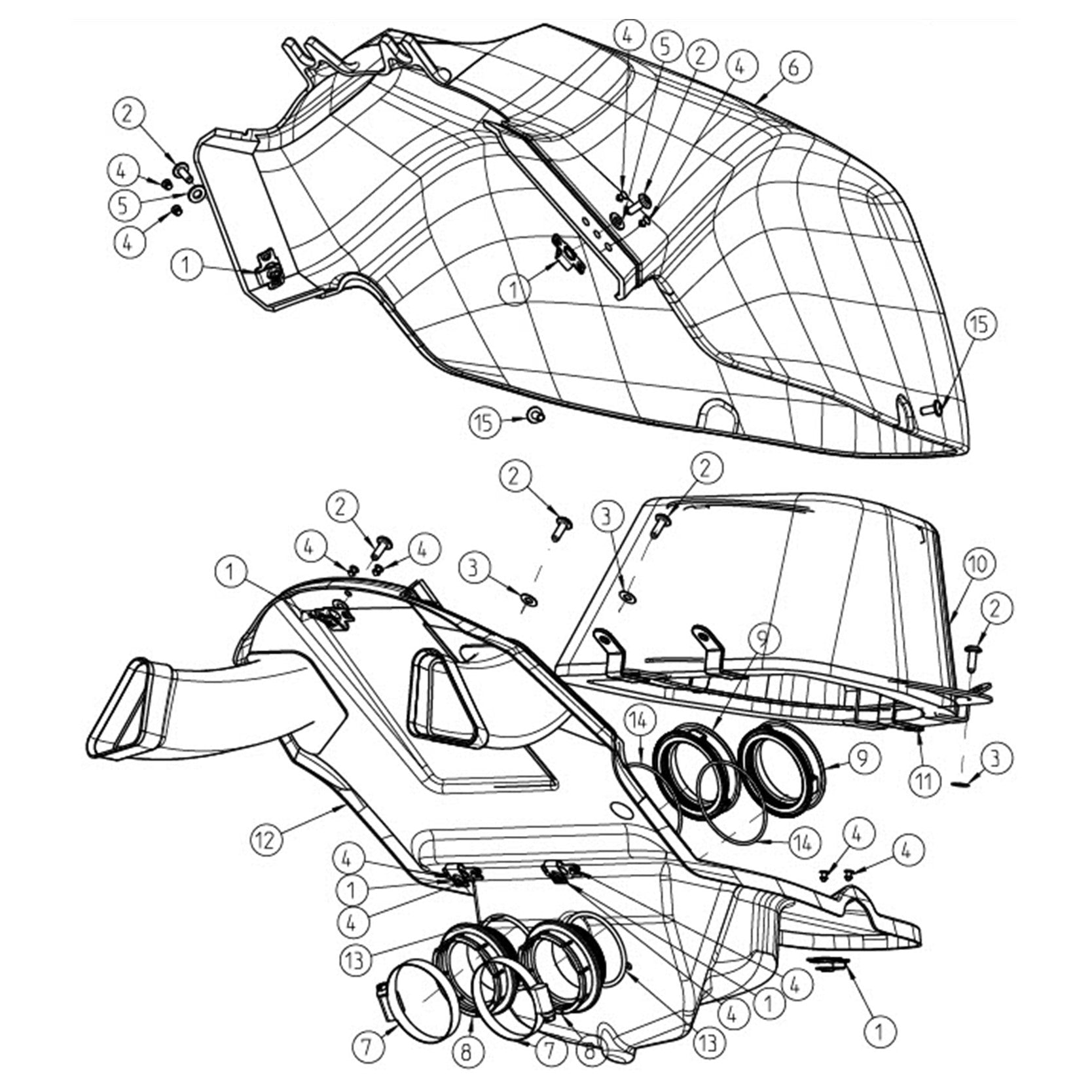 GP2 RR Air Filter Box Kramer Motorcycles Parts